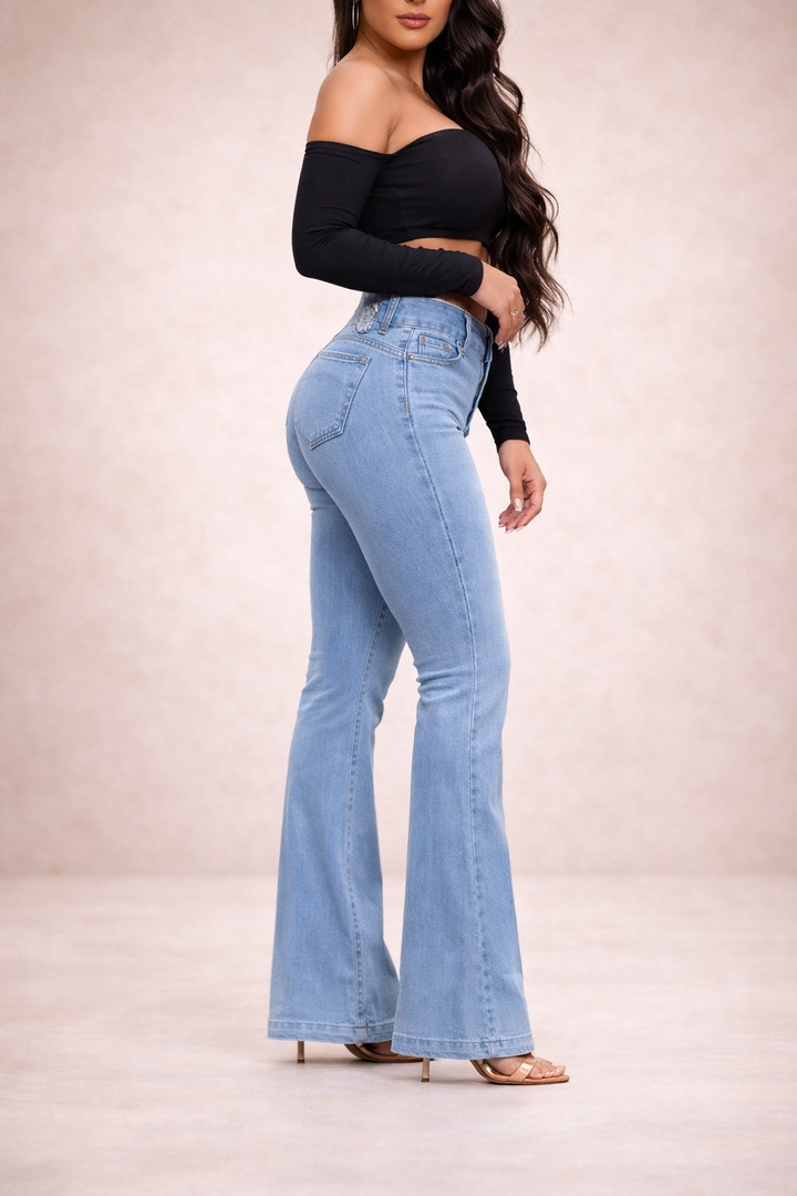 Vaqueros con cintura elastica
