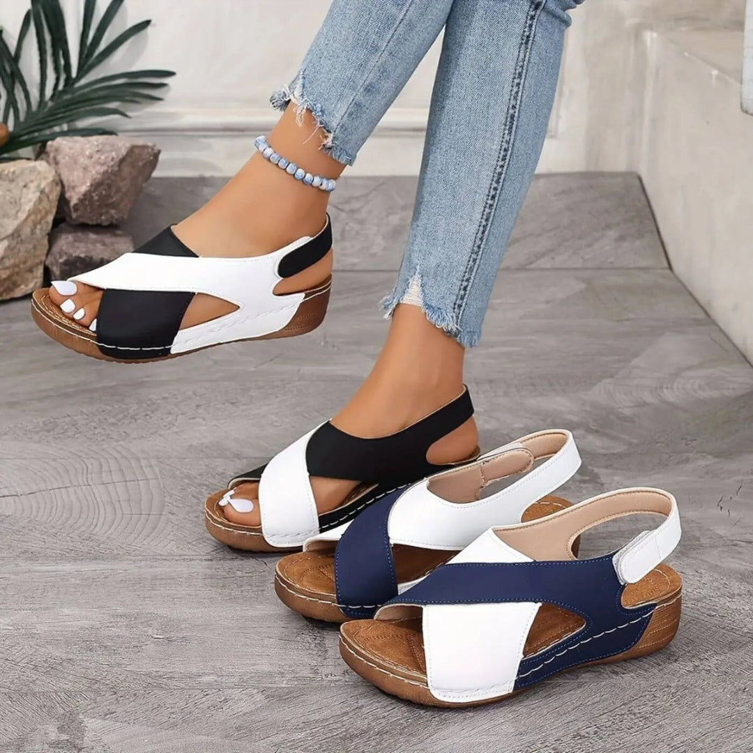 Nicole™ – Sandalias ortopédicas de punta abierta